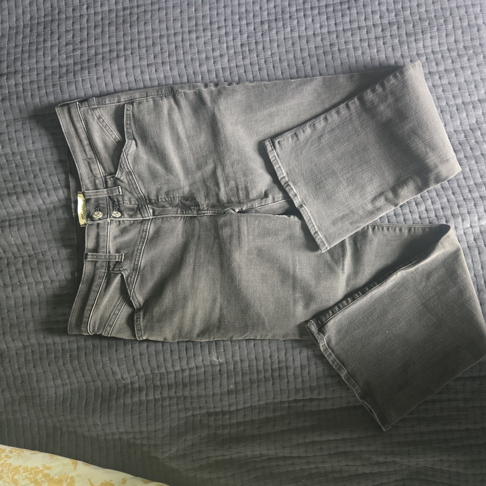 Madewell Women's Gray Kick Out Crop Jeans